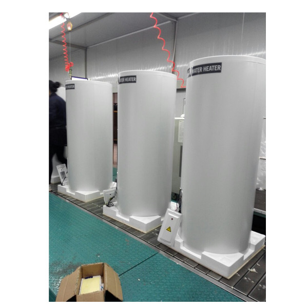 Sistema de aquecimento de água quente de maquinaria auxiliar de plástico 