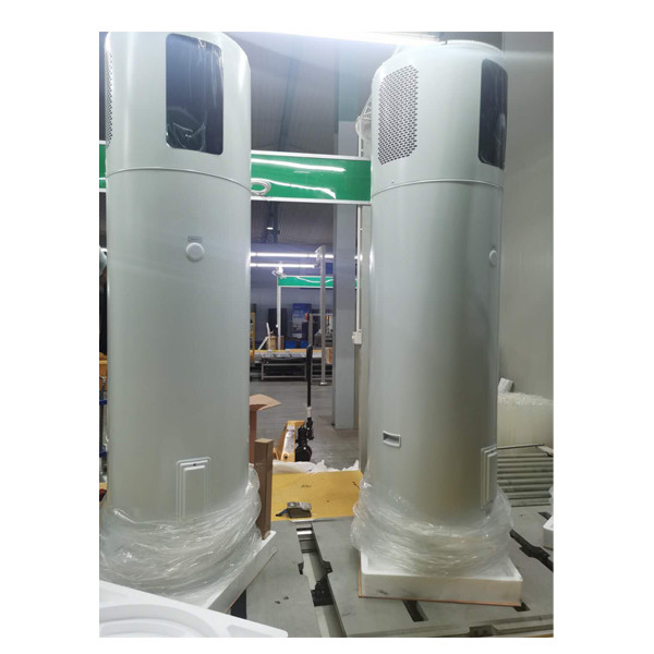Evi Air Source Heat Pump Aquecedor de água para água quente sanitária + aquecimento ambiente