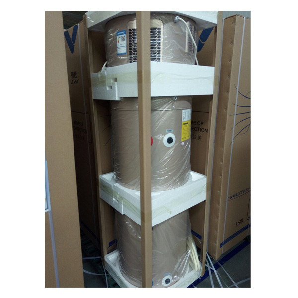 Refrigerador horizontal DC Inverter com pacote de água para ar / Bomba de calor de circuito de água / Bomba de calor da fonte de água 2,5kw ~ 45kw