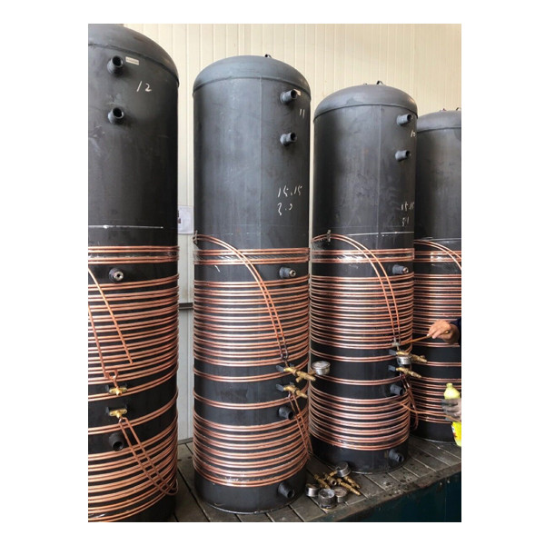 Carcaça de filtro de carbono de cobre Pequeno vaso de pressão de aço inoxidável Tanque de água de 5000 litros 