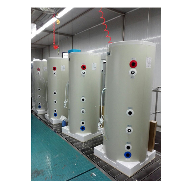 Filtração automática de água de troca iônica de estrutura de gabinete com válvula dupla e tanque duplo 
