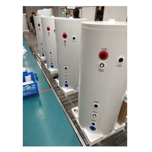 Tanque de armazenamento de água com isolamento térmico de aço inoxidável. Tanque químico 