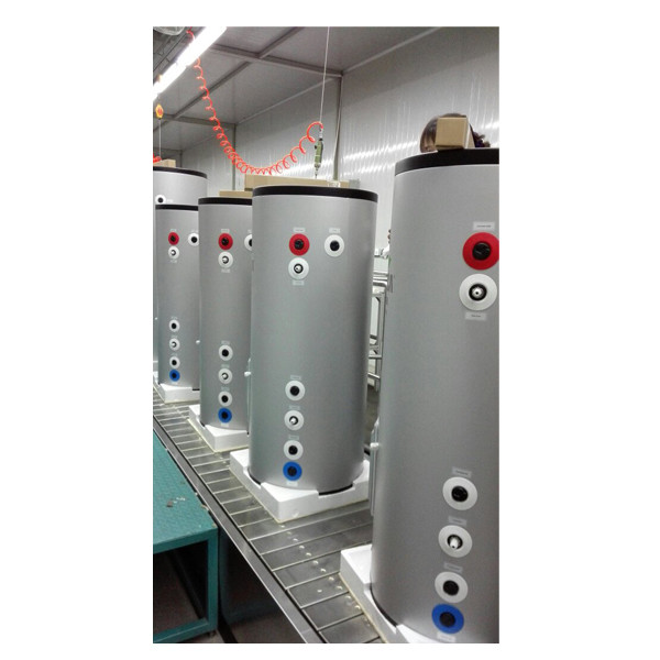 Tanque aquecedor de água revestido de vidro Tanque de armazenamento Tanque de reação química para serviços pesados 
