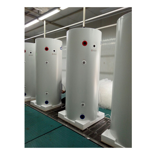 Sistema de osmose reversa de aço inoxidável de água potável comercial 8000L com tanques de armazenamento de água 
