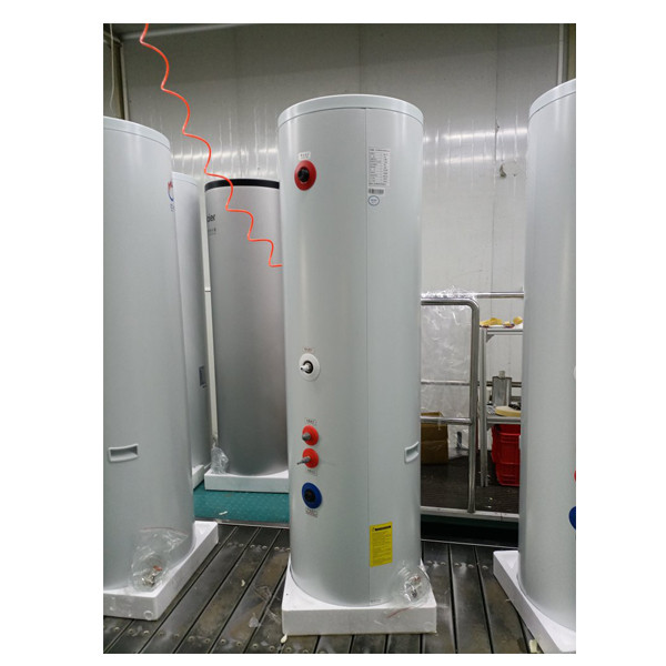 Tanques de água de vasos de pressão de aço inoxidável para instalações hidráulicas domésticas 