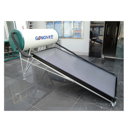 Painel coletor de placa plana solar térmica de alta pressão com revestimento azul para sistema de aquecimento solar de água