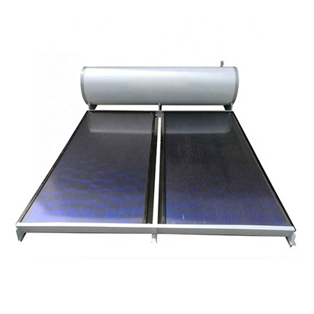 Geyser solar de alta pressão integrado com coletores solares de placa plana