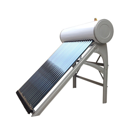 Aquecedor solar de água com tubo de calor de alta pressão compacto