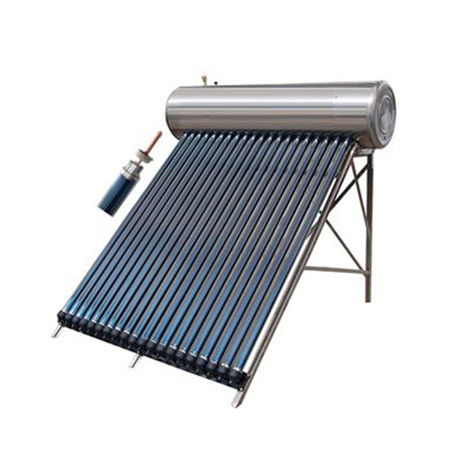 100L-300L sem pressão de aço galvanizado tubo de vácuo energia solar aquecedor de água