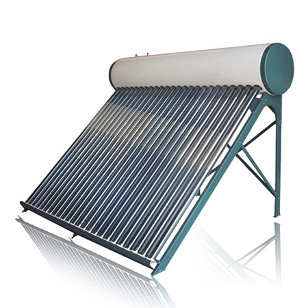 Geyser solar pressurizado compacto com estrutura plana de 25 graus