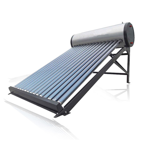 Aquecedores solares de água quente pressurizados sem pressão Tubos solares Géiser solar Tubos de vácuo solares Painel solar com chave solar En12976