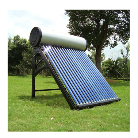 Sistema de aquecedor de água de energia solar dividido com coletor solar