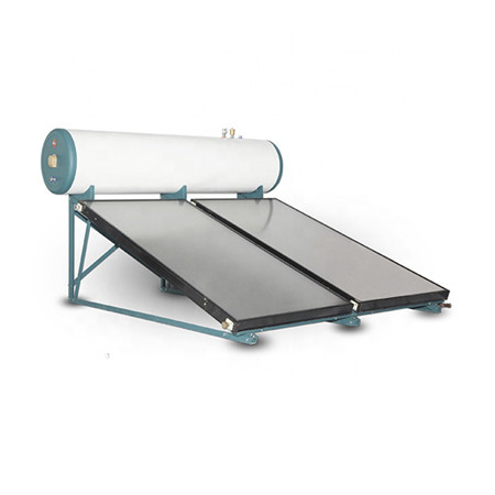 Sistema de coletor térmico solar de painel plano aquecedor de água quente Tubos de aletas absorvedoras para o mercado americano