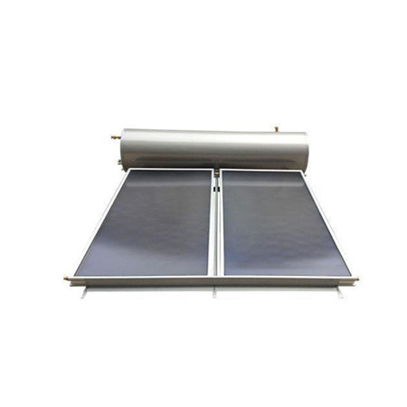 Painel de placa plana azul aquecedor solar de água quente coletor térmico