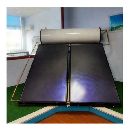 Aquecedor solar de água de placa plana pressurizada de alta saída 300L para telhado