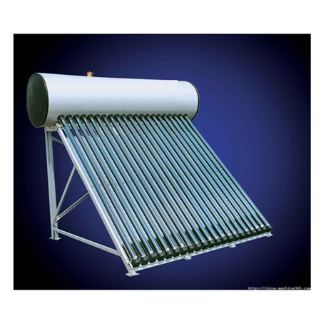 Aquecedor solar de água de placa plana de alta pressão com absorvedor azul