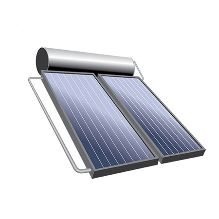 Aquecedor solar de água de painel plano residencial pressurizado dividido de 100 - 300 litros