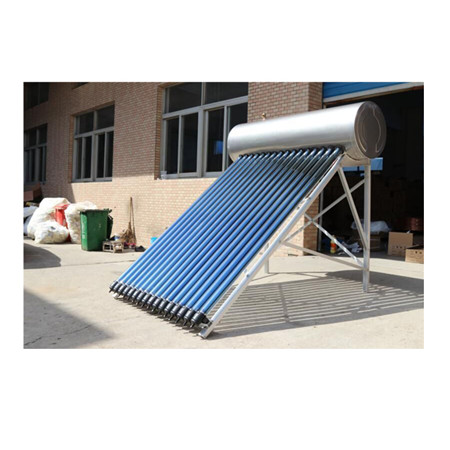 Aquecedor solar de água quente 200L evacuado com 20 tubos de aço inoxidável