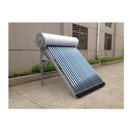 Coletor solar de tubo de calor de metal-vidro com revestimento mais vendido