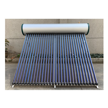 Sistema de coletor térmico solar aquecedor de água quente Tubos de aletas absorvedoras de tela plana para o mercado americano