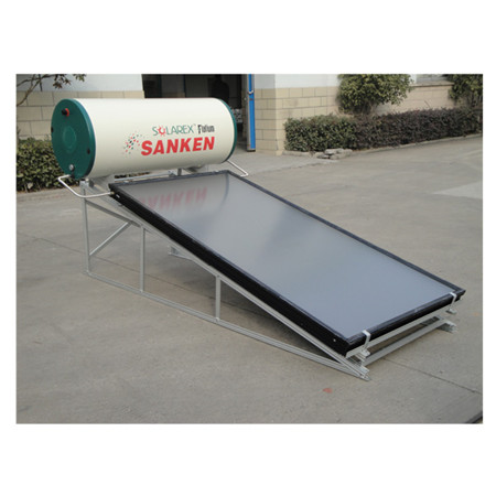 Aquecedor solar de água com tubo de calor de padrão europeu de qualidade com refletor CPC com Solar Keymark