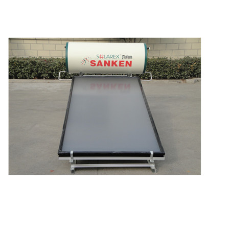Painel coletor térmico ultrassônico de placa plana com revestimento absorvedor de cromo preto para aquecedor solar de água